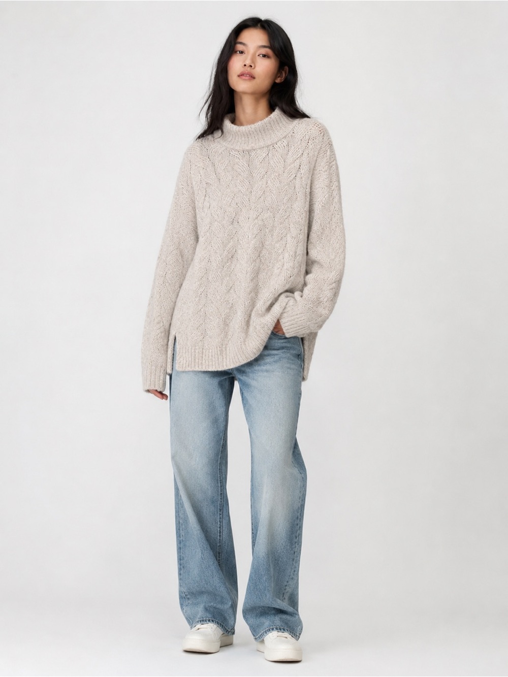 Joie Confetti Cable Knit Sweater
